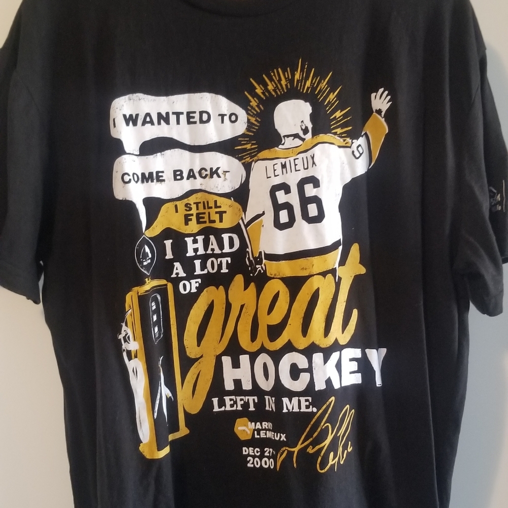 Vtg Pittsburgh Penguins Mario Lemieux tshirt